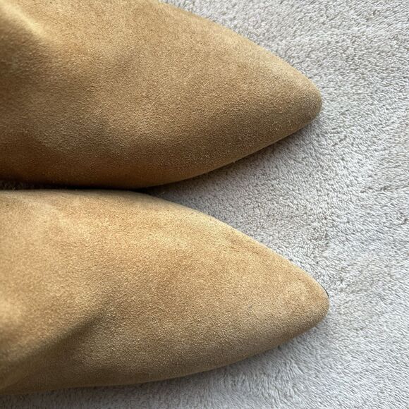 Toral Revolve Golden Tan Brown Heeled Boots Women EU 39 US 8.5 Slouchy Chic - Picture 7 of 16